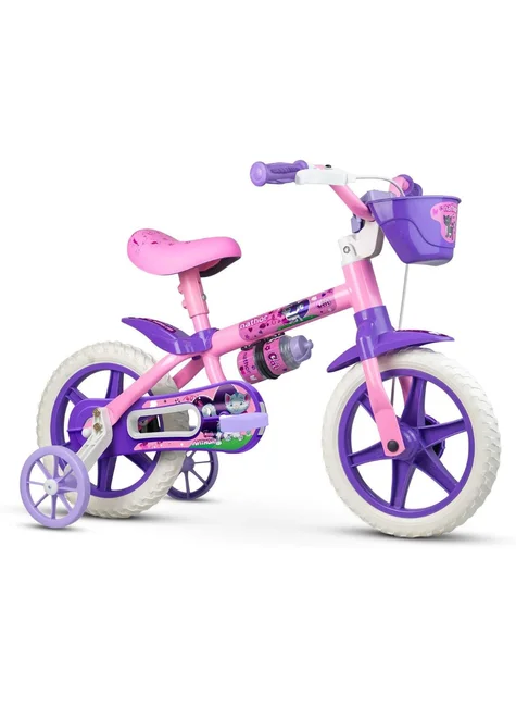 BICICLETA ARO 12 FEM CAT ROSA (SELIN P.U)