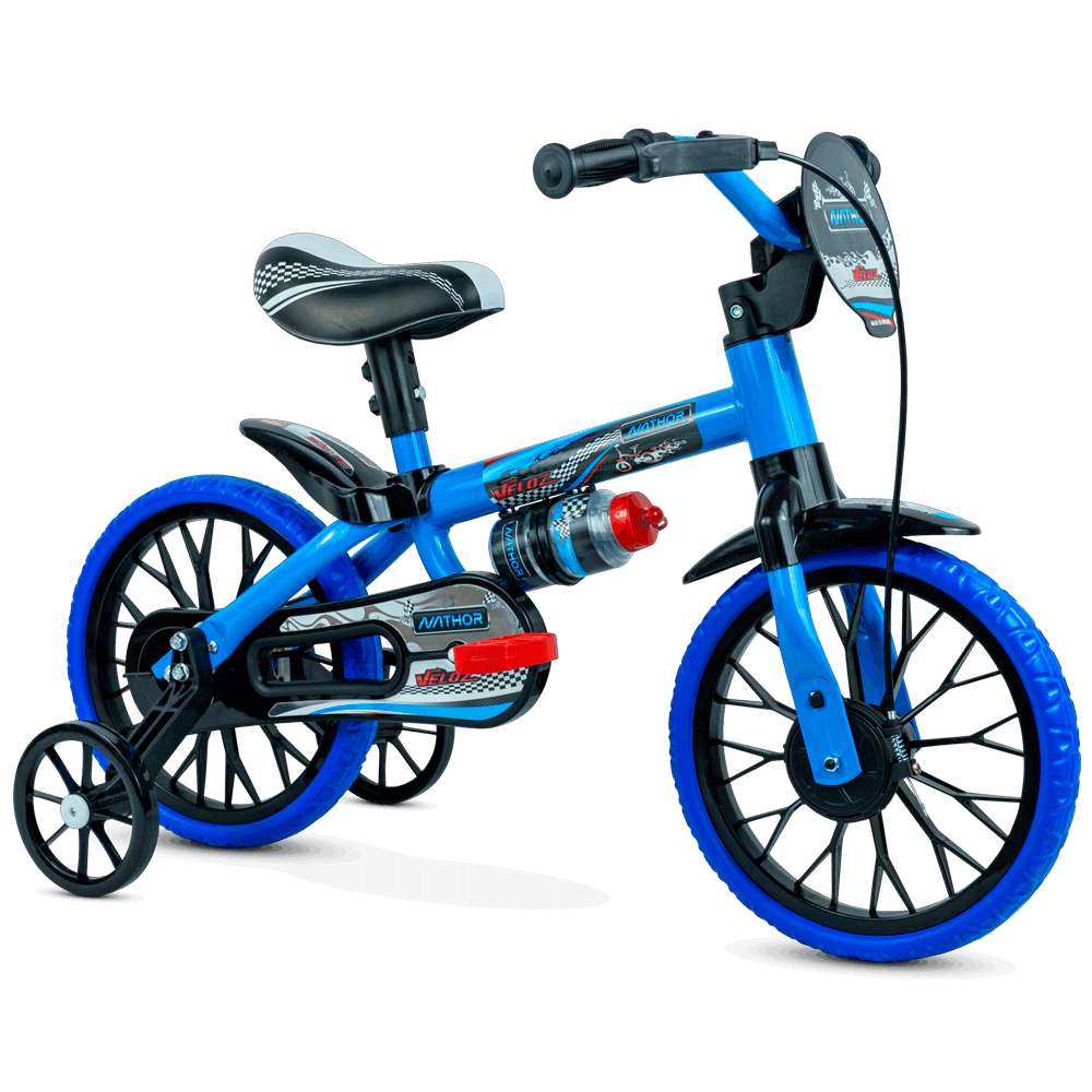 BICICLETA ARO 12 MASC VELOZ AZUL(SELIN P.U)