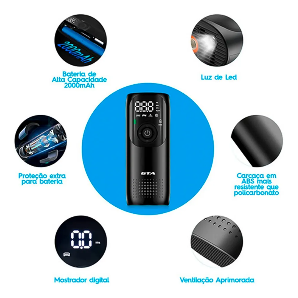 BOMBA DE AR ELETRICA SMART PLUS GTA