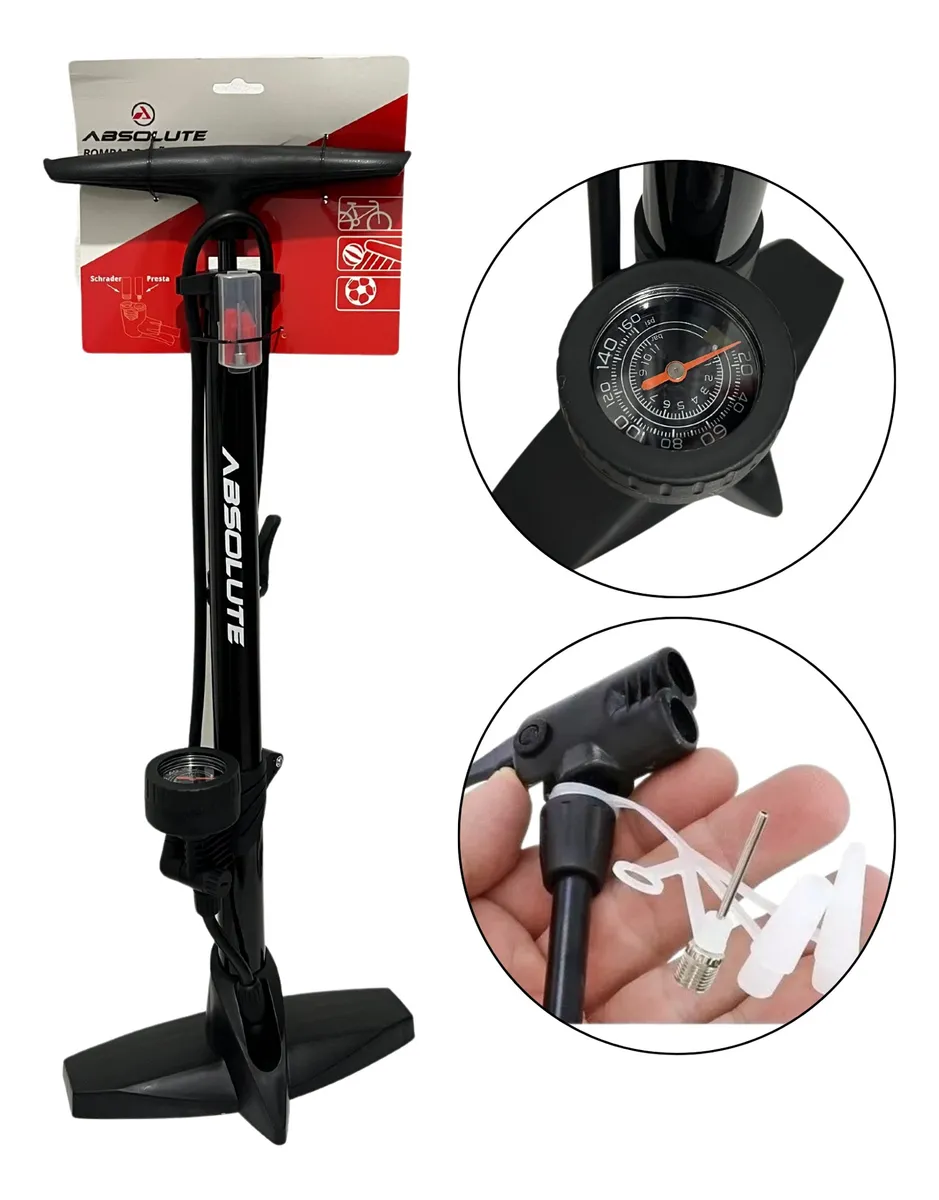 BOMBA DE CHAO C/CALIBRADOR ABSOLUTE NERO PTO